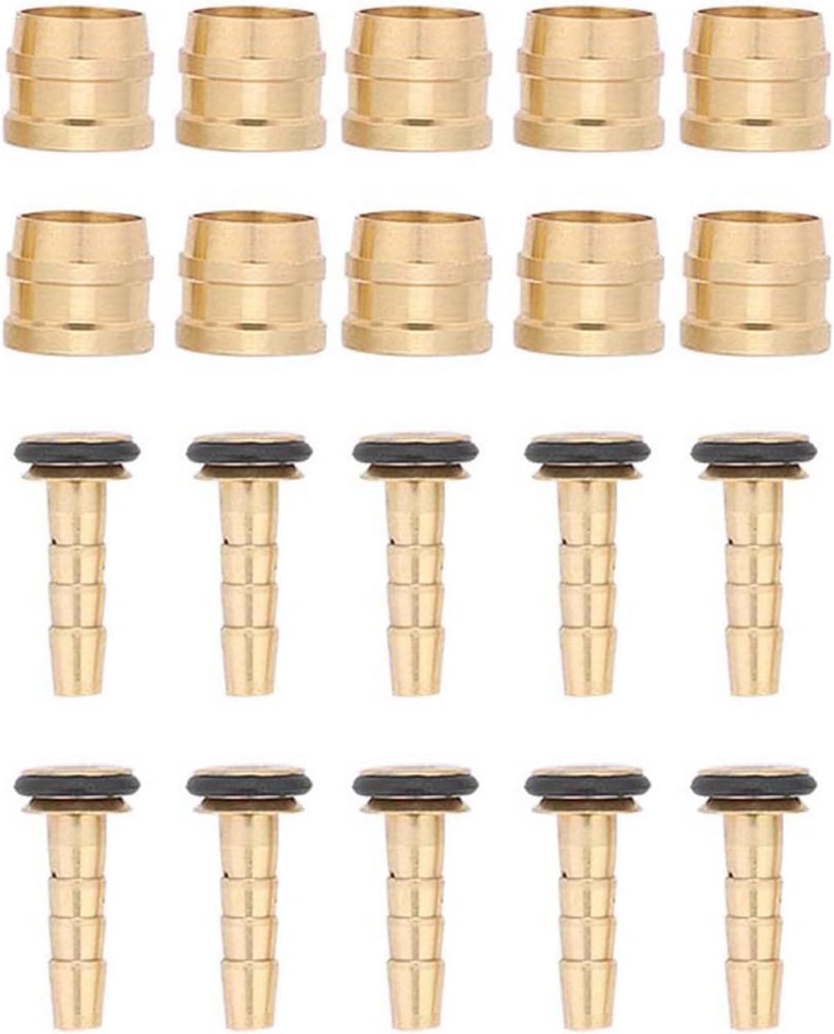 Tektro Olive Hose Olive Insert Bike Disc Brake Hose Insert,10 Set Hydraulic Disc Brake Hose Olive Connector Insert For Replacement Part