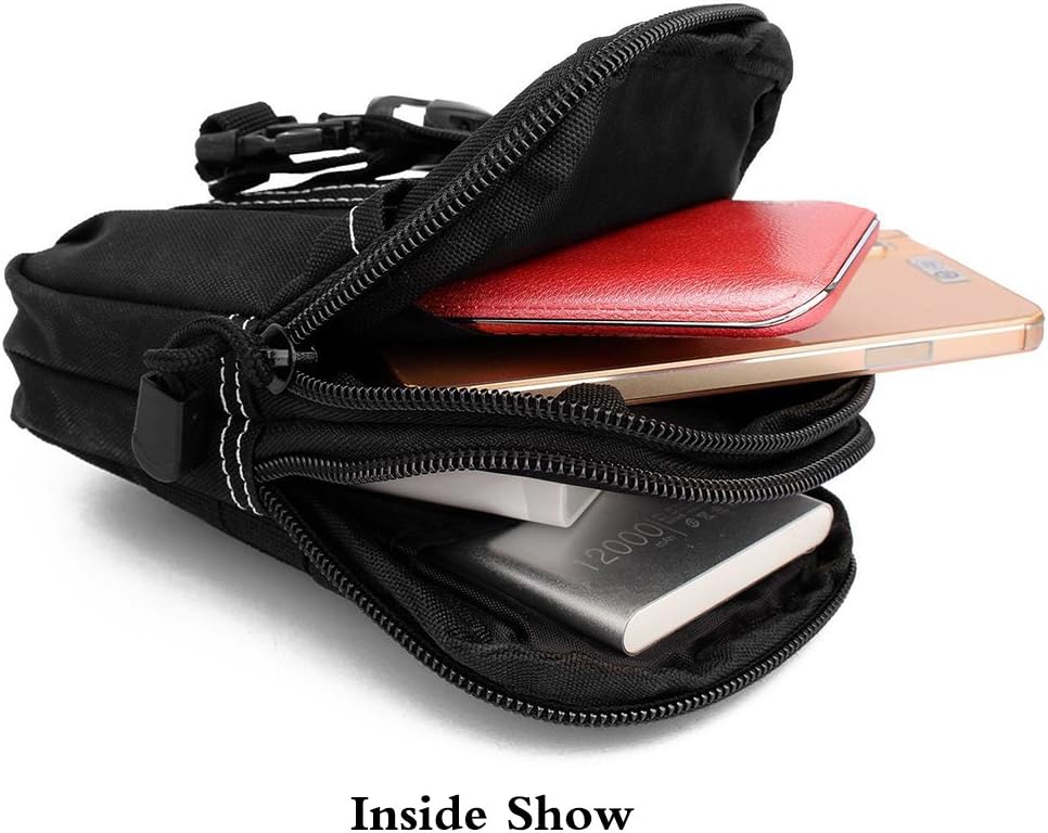 Small Multi-Purpose Poly Tool Holder EDC Pouch Waist Bag Military Nylon Utility Tactical Molle Pack Camping Hiking Pouch