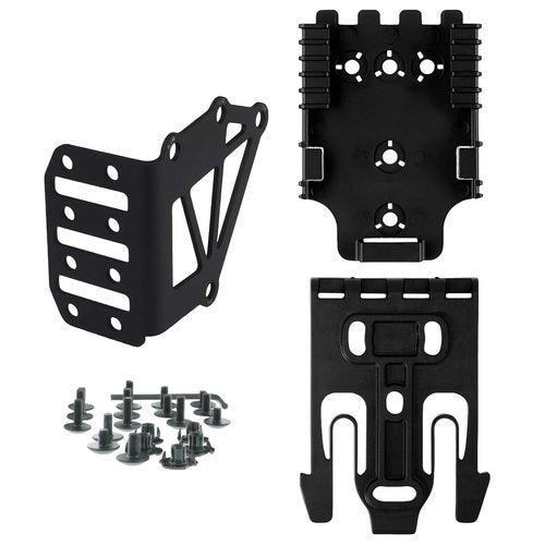 Tourniquet Holder with Qls Kit System, for Quick Locking Drop Flex Adapter/Mid-Ride Universal Belt Loop with Drop Leg Platform Polymer Leg Shroud Attachment Tactical Extension Holsters (Right)