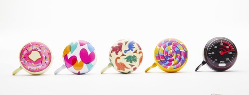 Cute Dinosaur Bicycle Bell with Loud Clear Sound, Bike Bells for Adults & Kids, Durable Bike Bell for Scooters, Toddler Bikes, and Cycling Accessories by Cute Things Seattle