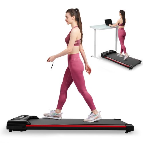 GTRACING Walking Pad Under Desk Treadmill for Home, Portable Treadmill with Remote Control, Jogging Machine 300 lbs Weight Capacity