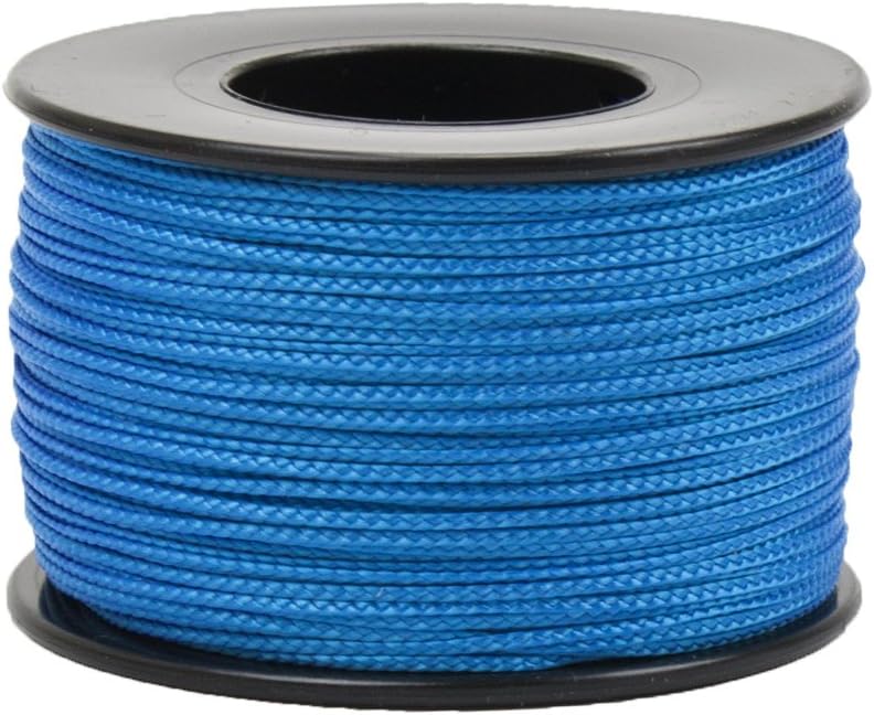 Paracord Planet | Lightweight Nylon Braided Utility Purpose Crafting Nano Cord | 300 FT Spools, 1/32” (0.75mm) Thickness, &