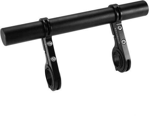 Bike Handlebar Extender Double Handlebar Extension Carbon Fiber Mount Holder with Aluminum Alloy Bracket Space Saver