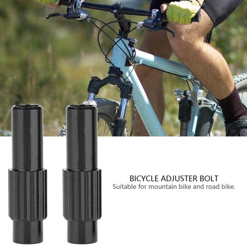 Cable Adjusters, Brake Cable Gear Shift Connector Line Regulator Adjuster Housing for Mountain and Road (1 Pair)