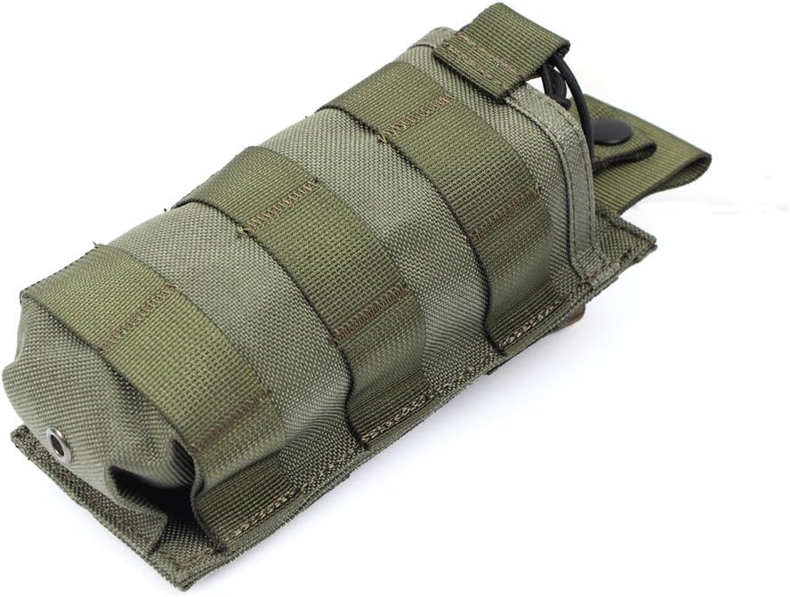 Tactical Radio Pouch - 1000D Tactical Molle Two Way Radios Holder Case for Walkie Talkies