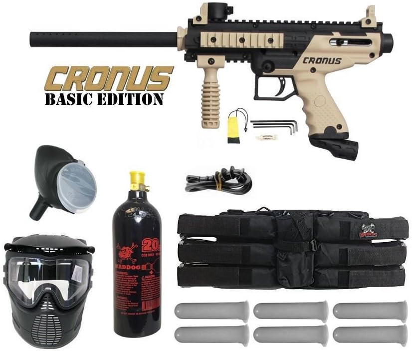 Tippmann Cronus Paintball Marker Gun - Complete Player Package for Beginners