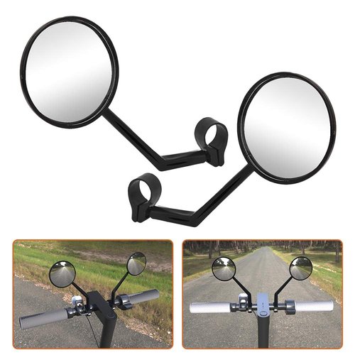 Rearview Mirror,Mobility Scooter Accessories,Professional Scooter Handle Rearview Mirror Large View Retroreflector for Xiaomi