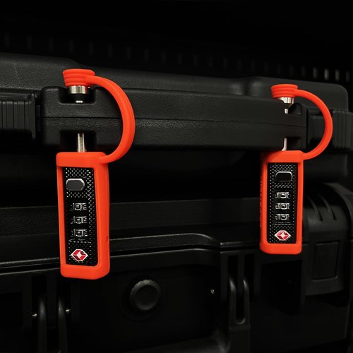 6 Pack TSA Approved Firearm Travel Case Locks Gun Case Hard Pistol Cases Lock