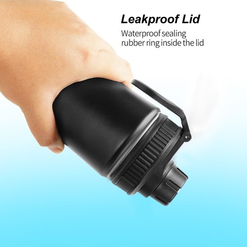 UWSTE 2Pack Replaceable Lid for Nalgene Water Bottles, Replacement Cap for Nalgene Wide Mouth Bottle, Loop Top Lid Compatible with Nalgene 32 oz, BPA Free.