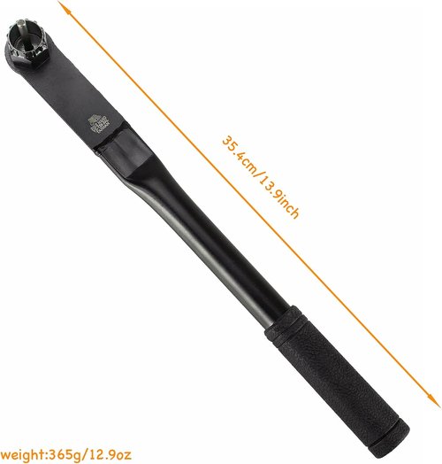 BIKEHAND Extra Long Handle Bicycle Bike Compatible with Shimano Sram Freewheel Cassette Center Lock Type Brake Rotor Lockring Install Remover Tool