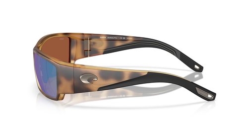 Costa Del Mar Corbina Pro Sunglasses, Matte Tortoise/Green Mirrored Polarized 580G, 61 mm