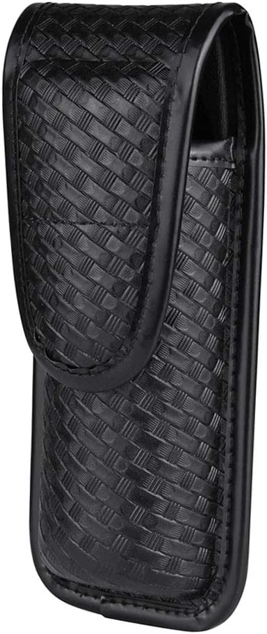ROCOTACTICAL MK4 Hidden Snap OC Spray Pouch, Top Flap, Basketweave Black, Holster Only
