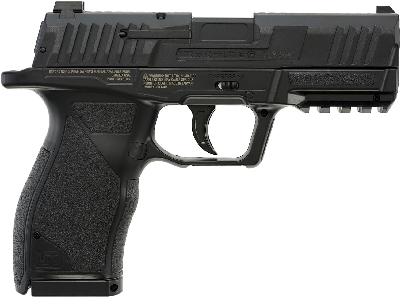 Umarex MCP .177 Caliber BB Gun Air Pistol Kit - Includes BBS, CO2 Cartridges, and Safety Glasses