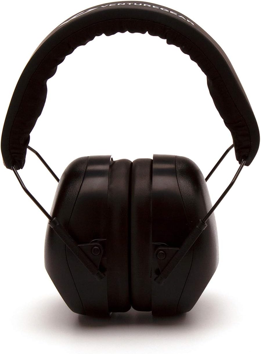 Venture Gear VG80 Series Adult Hearing Protection Earmuff, Hi Vis Orange, VG Clamshell (Model: VGPM8041C)