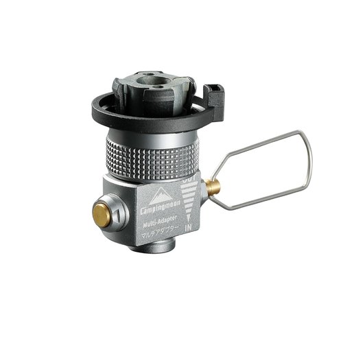 CAMPINGMOON Butane to Isobutane Gas Canister Refill Adapter Screw Lindal Valve Camping Stove Adapte