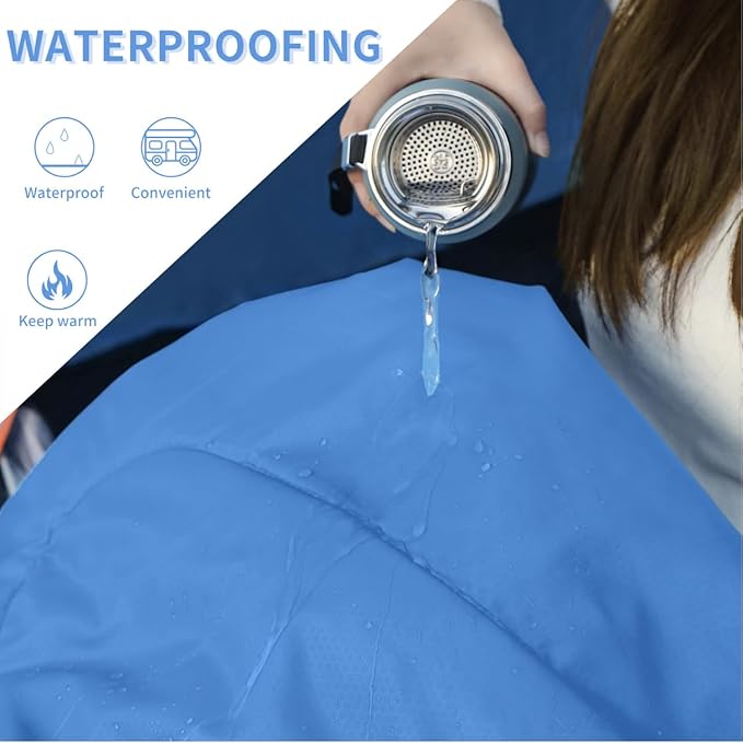 Sleeping Bags for Adults Kids，Lightweight Waterproof Compact Sleeping Bag with Stuff Sack for Warm Camping Cold Hiking Traveling Outdoor Activities002