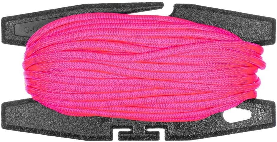 Paracord Spool Tool with 50 or 100 Feet of 550 7-Strand Parachute Cord - USA Made