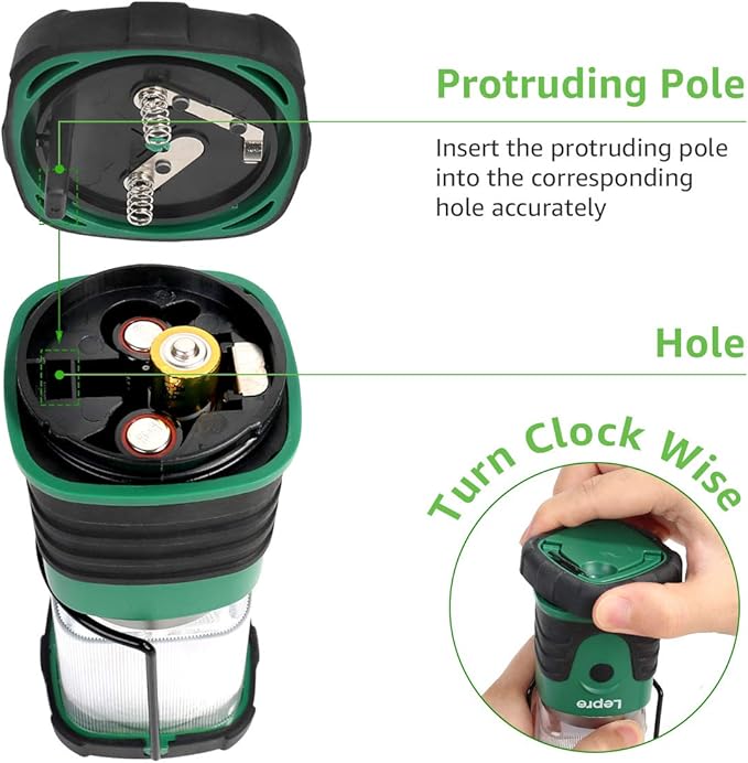Lepro LED Camping Lantern, Mini Camping Lantern