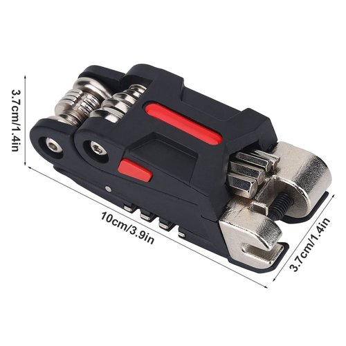 ZAWELIYO 16 in 1 Multi Tool Compact and Versatile Fold Tool Kit Repair Maintenance Set Kit Includes Essential Tools for On Ride Repairs