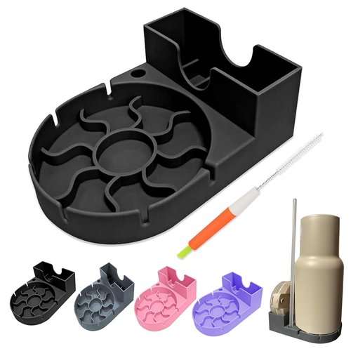 SISAYWEY Water Bottle Drying Rack, Silicone Tumbler Drying Rack, Baby Bottle Dryer Holder, Cup Dryer for Stanley 20/30/40 oz, Mugs, Glasses