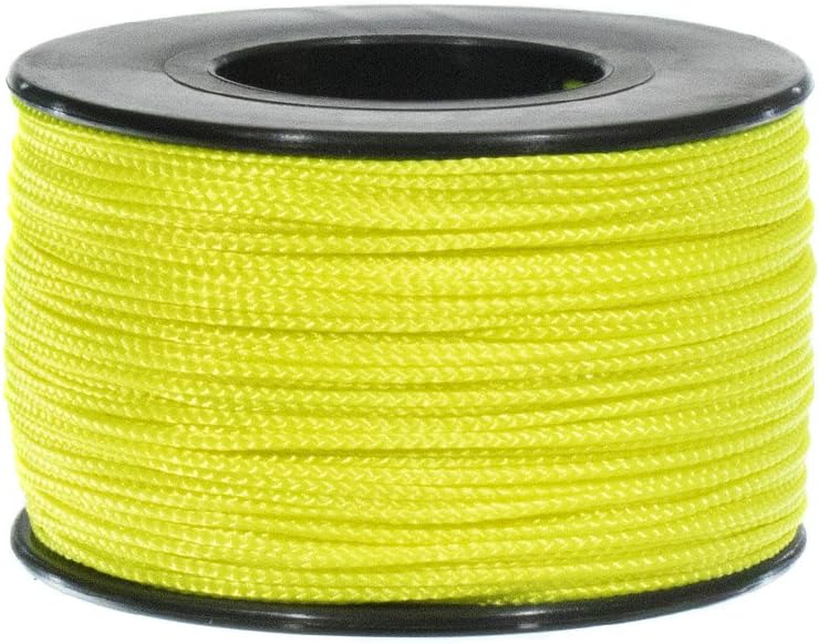 Paracord Planet | Lightweight Nylon Braided Utility Purpose Crafting Nano Cord | 300 FT Spools, 1/32” (0.75mm) Thickness, &