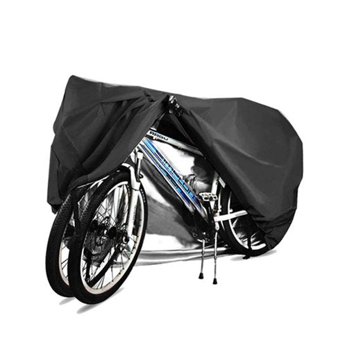 Dafape Bike Cover, Waterproof Bicycle Rain Cover for Outdoor Mountain Road Bike Sun Outside Storage with Lock Hole (Black)