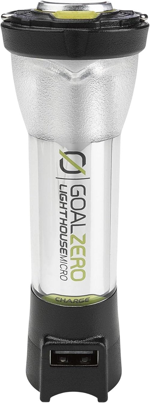 Goal Zero Lighthouse Micro Charge Flashlight, USB Rechargeable Flashlight for Car and Emergency Use