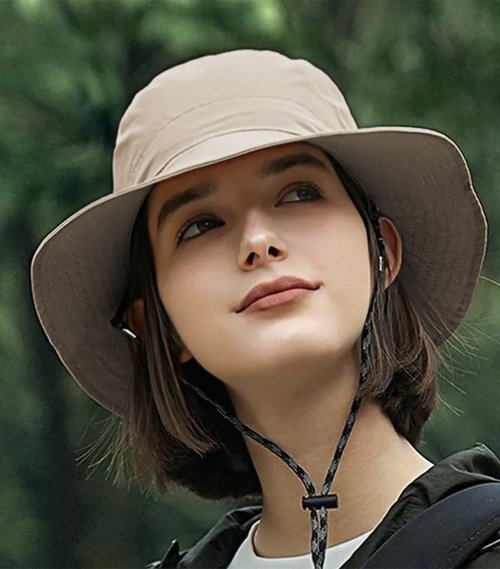 Sun Hats for Men Women Waterproof UPF 50+ Bucket Hat Protection Hat for Fishing Hiking Garden Safari Beach Khaki New
