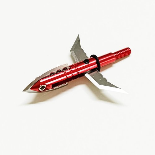 cqwsbsy 12pcs Hunting Broadheads 85 Grain Archery Broadheads 3-Blade Hunting Hybrid Mechanical Archery Tip 1.7" Cutting Dia for Compound, Recurve Bow & Crossbow