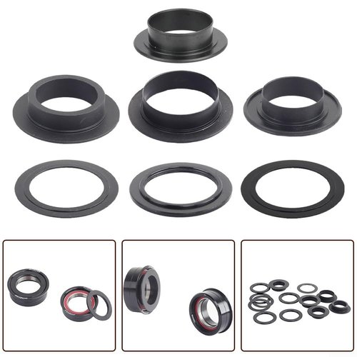 Bike Bottom Bracket Adapter, Bike Bottom Brackets Bike Axis Bottom Bracket Washer Side Cover Patcher For DUB For BSA BB Adapter (7# 25-24mm)