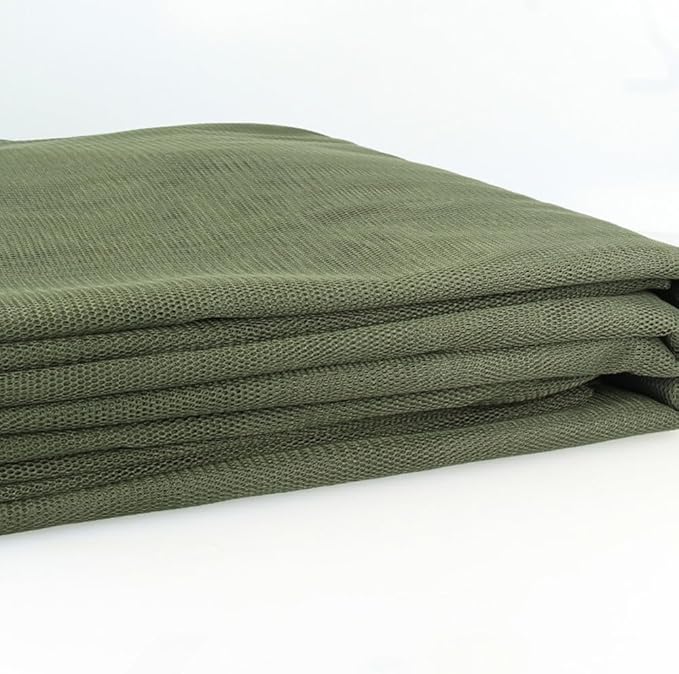 Green DIY Mosquito Net Fabric | 10x10 FT Netting 2 Pack | Insect Cover for Garden, Patio, Outdoor & Windows | Multiple Sizes in Black, White & Green | Raised Bed Screen Mesh Barrier