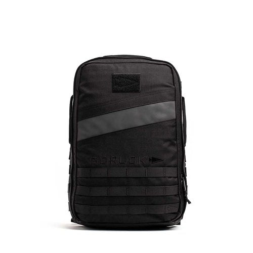 GORUCK Rucker 4.0 20L Black - Purpose Built Rucking Backpack, Military Weight Training Rucksack w/Ruck Plate Pocket and Extra Padded Straps