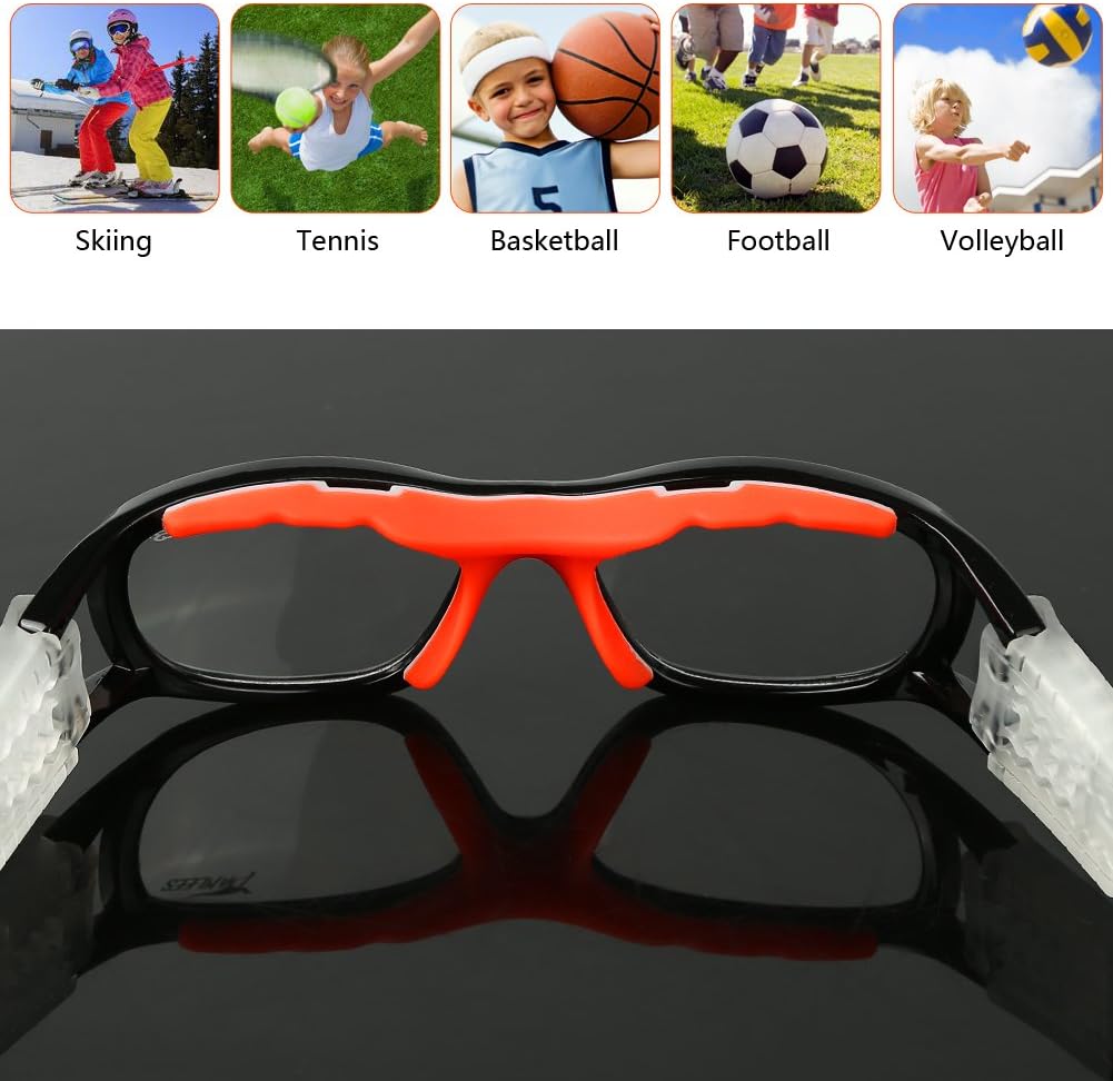 PELLOR Sports Goggles Eyewear Safety Protective Glasses for Soccer Basketball Motorcycle Outdoor Sports