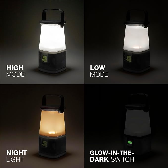 ENERGIZER LED Camping Lantern 360 PRO, IPX4 Water Resistant Tent Light, Ultra Bright Battery Powered Lanterns for Camping, Outdoors, Emergency Power Outage
