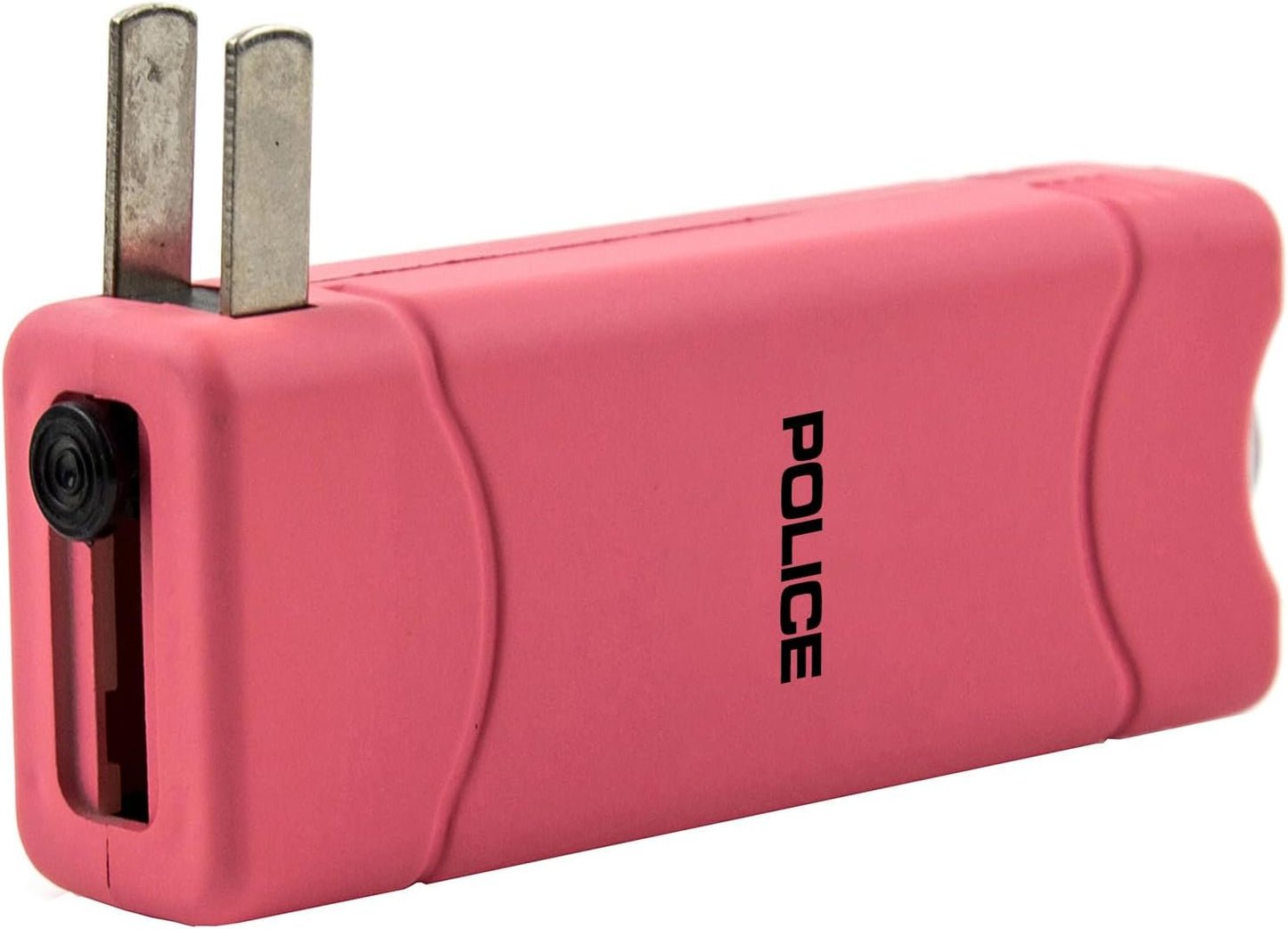POLICE Stun Gun for Self Defense 801 – High Voltage Mini Rechargeable with LED Flashlight, Compact & Heavy Duty – Personal Security for Women & Men – Pink