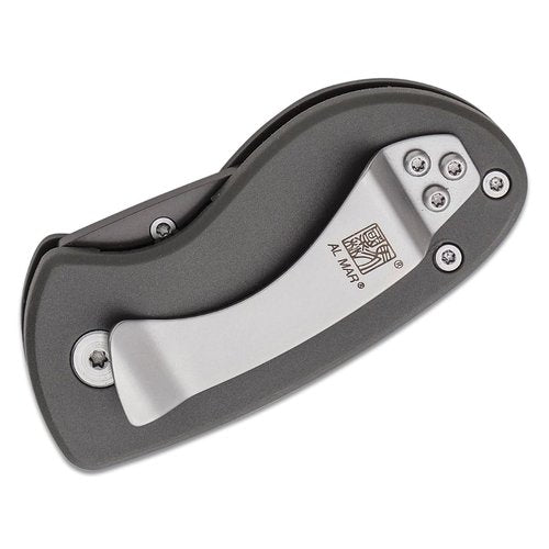 Al Mar Knives - Havana Clipper D2/POM DK Charcoal Gray Handle C
