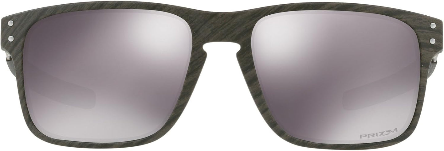 Oakley Holbrook Mix Sunglasses Woodgrain with Prizm Black Iridium Lens 57mm