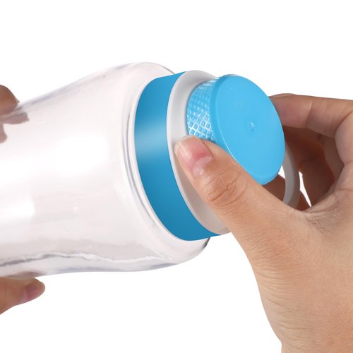 PEUTIER 2pcs Cap Lids, Water Bottle Cap Lid Replacement Water Bottle Accessories for Cirkul Water Bottle Plastic & Metal Bottles (Blue)
