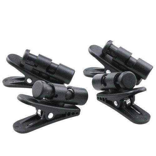 Haidong Clips for Earphone Wire Headphone Clip Rotate Earphone Cable Clothing Clip Compatible with No. 2，No. 4mm Cable Suitable for Mobile Phone headsets, intercom headsets, etc. -5PCS