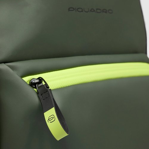 PIQUADRO Corner Backpack in Fabric for PC14'' 2 Compartments, blue, 32.0 X 40.0 X 16.0 (cm)