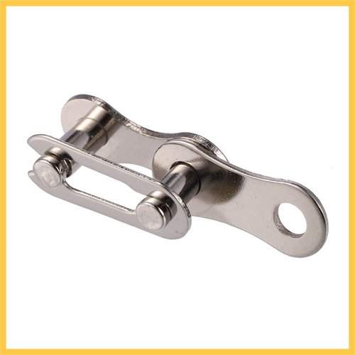 REPAIROCK 6 Pair Single Speed Silver Tone Chain Master Link Joint Clips Connectors Bicycle Missing Link Reusable Speed Chain for Bike MTB Repair Parts Auto Replacement Parts