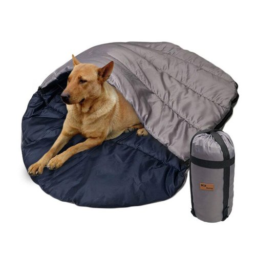 KZ Dotnz Outdoor Travel Dog Bed, Extra Durable Camping Dog Sleeping Bag, Large Portable Dog Mat, Machine Washable & Foldable,