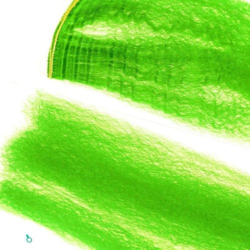 Strung Fuzzy Fiber 8 Colors Fly Fishing Long Crimped Synthetic Fiber Fly Tying Materials for Saltwater Streamer Flies