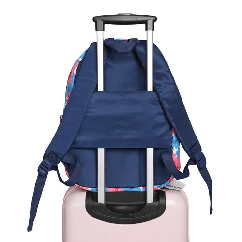 Bioworld Stitch Hibiscus AOP 16" Travel Backpack