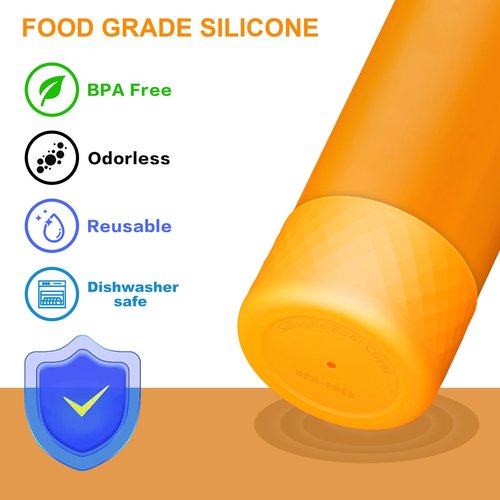 yoelike Silicone Boot for Owala Water Bottle 24 oz, Anti-Slip Protective Sleeve for FreeSip/Twist/Flip, Bottom Bumper Cover for Watter Bottle Accessories