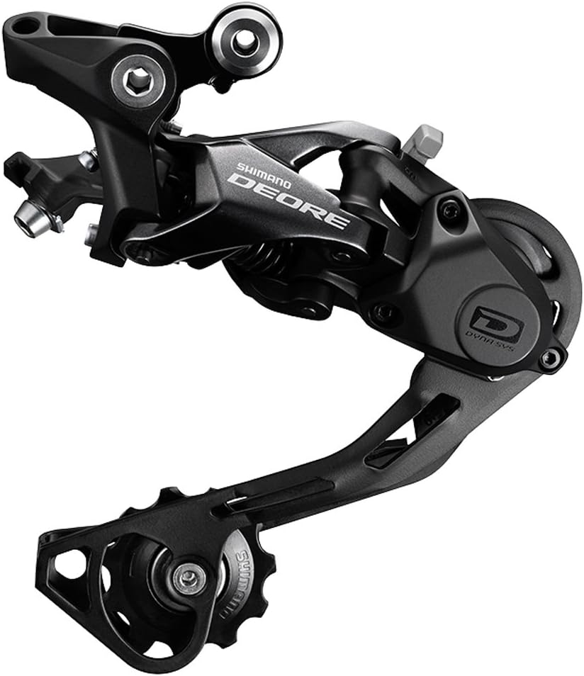 Shimano Deore RD-M6000-GS Rear Derailleur - 10 Speed, Medium Cage, Black