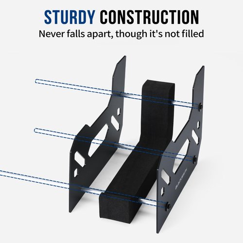 BlackSmith Foam Pistol Rack for Gun Safe 4 Gun Slots Gun Cabinet Accessories Storage Firearm Rack Revolver Handgun Stand