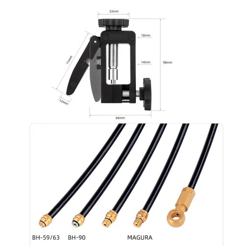 HOUSON Bicycle Needle Driver Insertion Tool, Bicycle Oil Needle Insertion Tool Bicycle Oil Needle Insertion Tool for Mountain Bike Road Bike PRO-04