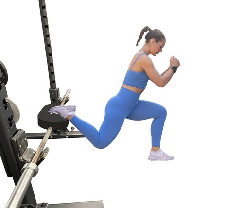 Hip Thrust Back Support by SEWD – Turns Any Squat Rack into Hip Thrust Machine – Versatile Workout Platform for Hip Thrust, Bench Press, Split Squat, Plank and Push Ups – Fits Olympic Barbell Bar