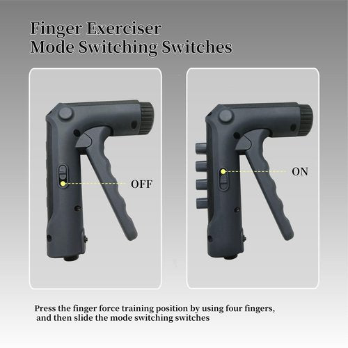 Grip Strength Trainer with Finger Exerciser, 3 Finger Stretcher,Adjustable Resistance Hand Gripper Strengthener with Electronic Counting for Muscle Building and Injury Recover